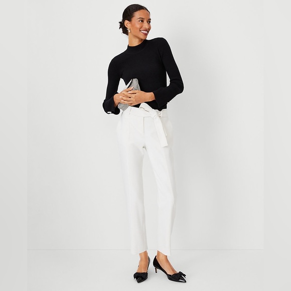 Ann Taylor Pants - Ann Taylor The Tie Waist Ankle Pant in Crepe 832198